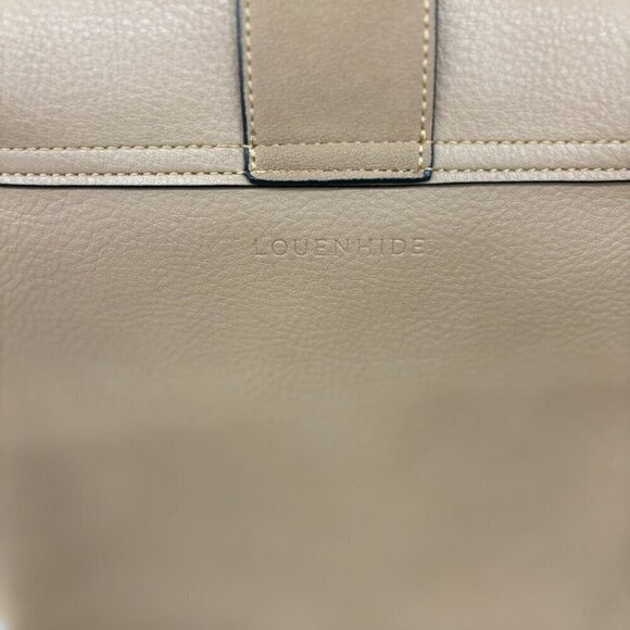 Louenhide Crossbody Bag Vegan Leather Three Pocket Zip Closure Snap Closure - Picture 6 of 12